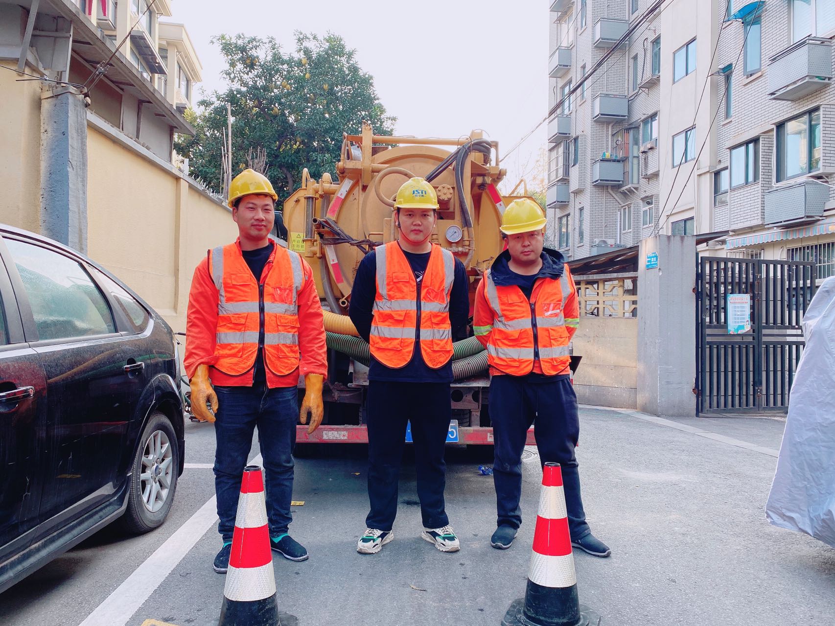 顺义南京某小区管道清淤检测施工